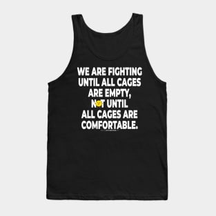 Vegan Activist Graphics #takingblindfoldsoff 34 Tank Top